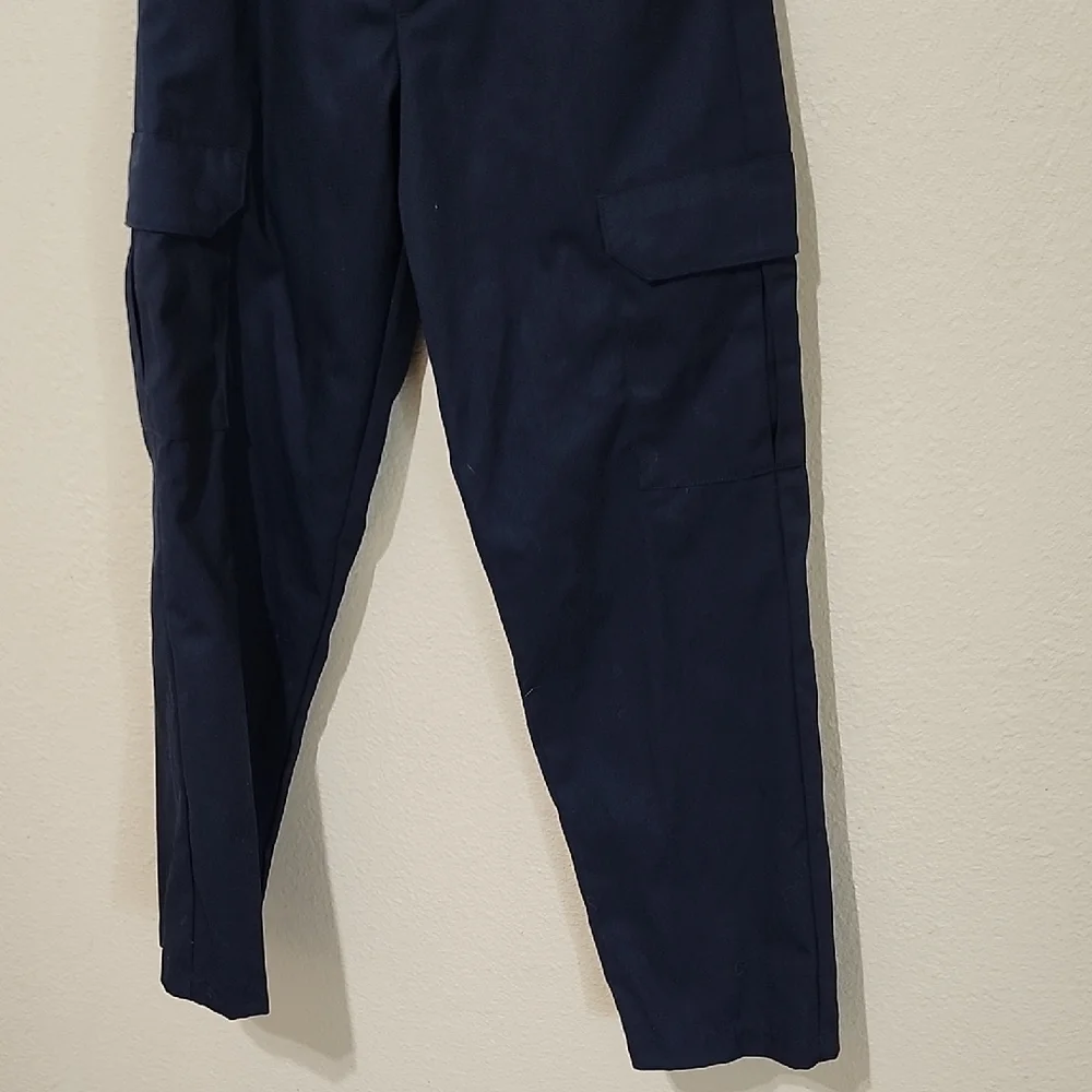 Blue Cargo Pants with Full-Length Fit - Picture 4 of 8